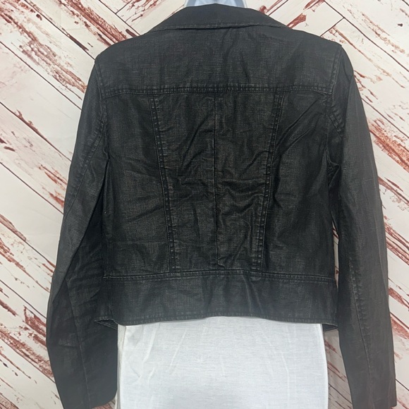 Cabi block coated linen jacket - Picture 4 of 7